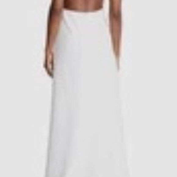 Halston Heritage Asher cutout spaghetti strap maxi dress in white - Picture 3 of 11